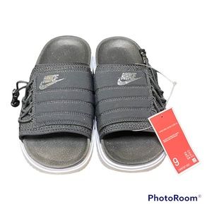 Nike Asuna Slide Black Anthracite Women's Sz 9 Sandals Slippers